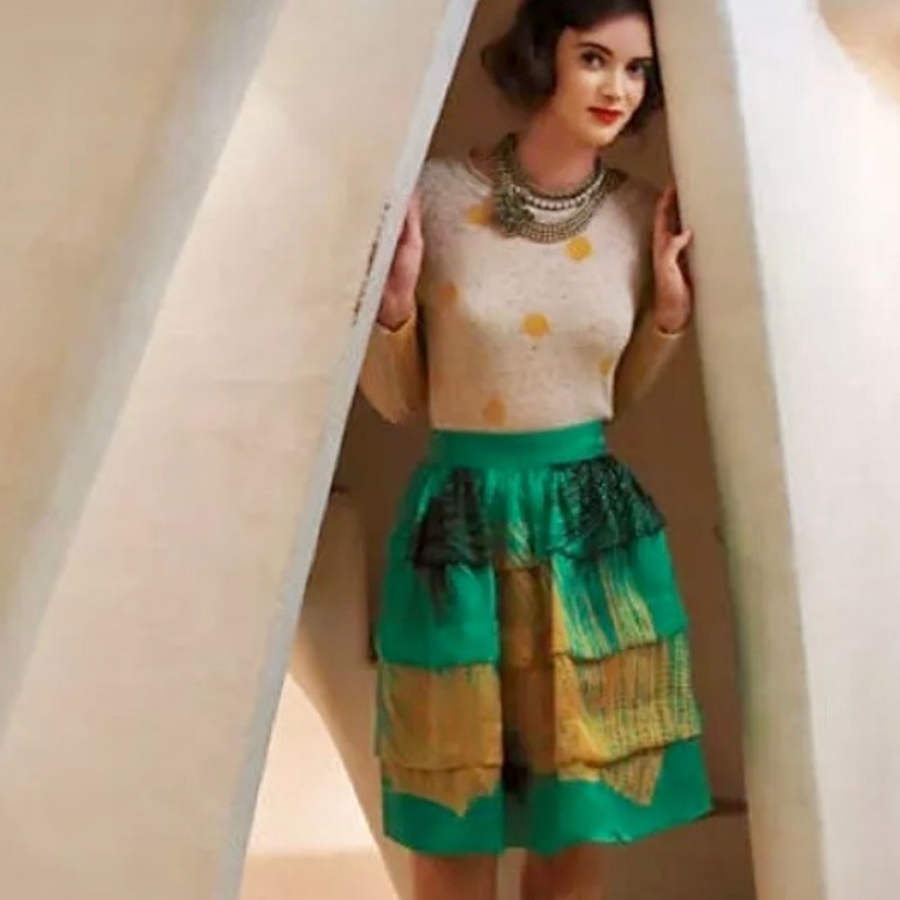 ❗️FINAL PRICE❗️ Anthropologie Sariah Silk Skirt 2